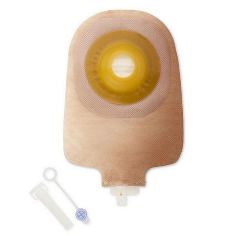 Hollister, Urostomy Pouch One-Piece System 9 Inch Length Pre-Cut 1-3/4 Inch Stoma Drainable, Box Of 5