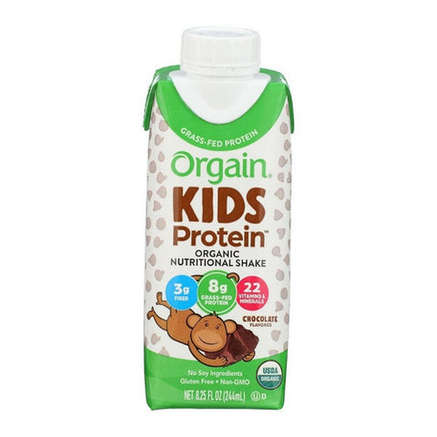 Orgain, Pediatric Oral Supplement Orgain  Kids  Protein Organic Nutritional Shake Chocolate Flavor 8¼ oz. Ca, 8.25 Oz