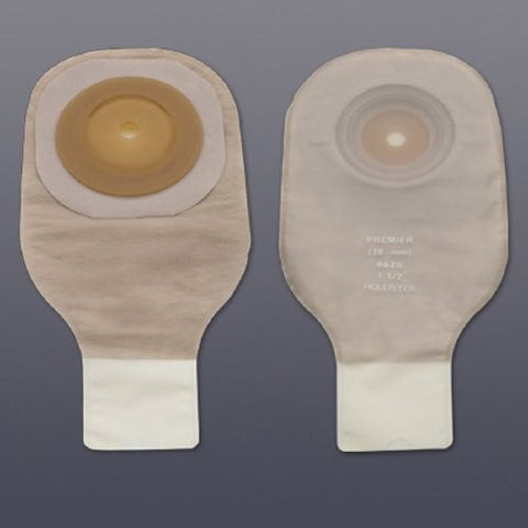 Hollister, Colostomy Pouch One-Piece System 12 Inch Length Trim To Fit Drainable 8631, Box Of 10