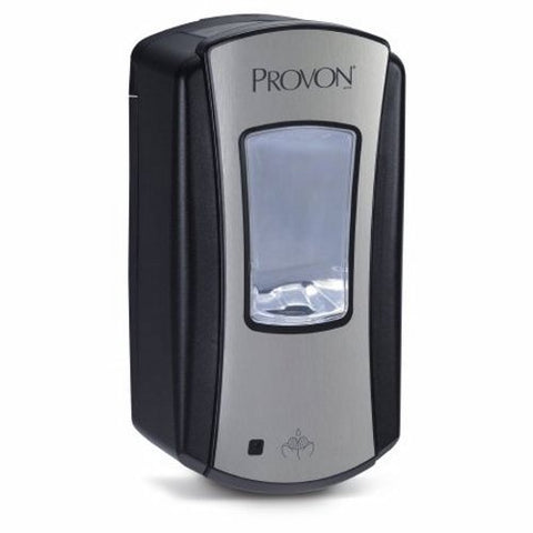 Gojo, Soap Dispenser Provon  LTX-12 Brushed Chrome / Black Plastic Motion Activated 1200 mL Wall Mount, 1 Each