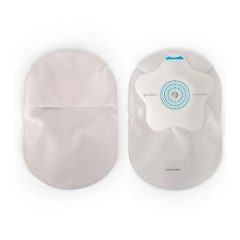 Coloplast, Ostomy Pouch SenSura  Mio Concave One-Piece System 3/8 to 1-9/16 Inch Stoma Closed End Concave, Trim, Box Of 10