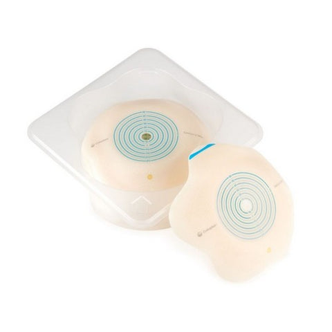 Coloplast, Ostomy Barrier SenSura  Mio Convex Flip Trim To Fit, Standard Wear Yellow Code 3/8 to 2-9/16 Inch, Box Of 5