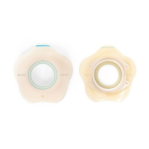 Coloplast, Ostomy Barrier SenSura  Mio Convex Flip Pre-Cut, Standard Wear Yellow Code 2 Inch Stoma, Box Of 5