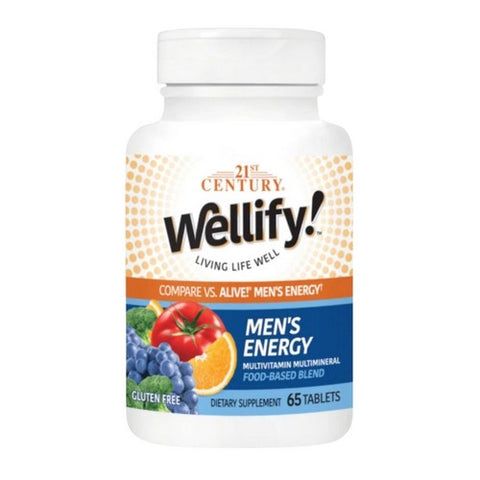 21st Century, Wellify Men'S Energy, 65 Tabs