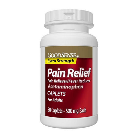 Plus Pharma, Extra Strength Pain Relief, 500 mg, 50 Caplets