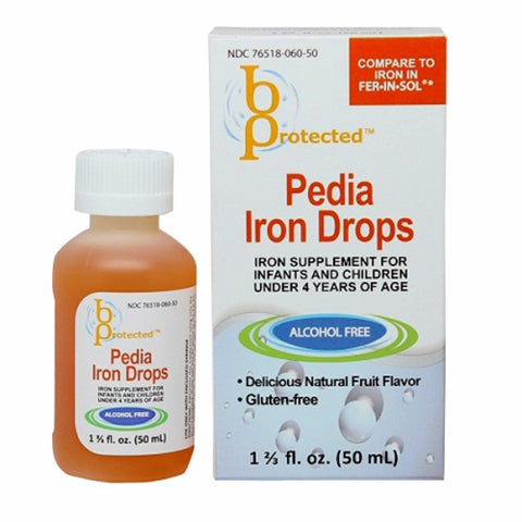 B Protected, Pedia Iron Drops, 50 ml