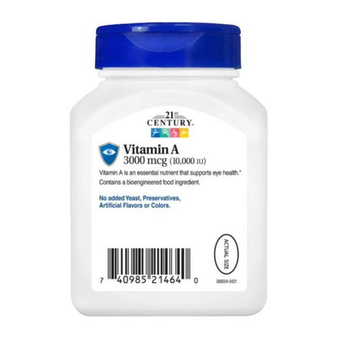 21st Century, Vitamin A 10000 IU, 110 Softgels