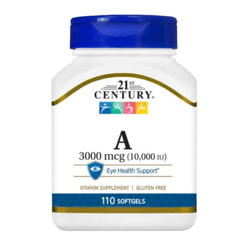 21st Century, Vitamin A 10000 IU, 110 Softgels