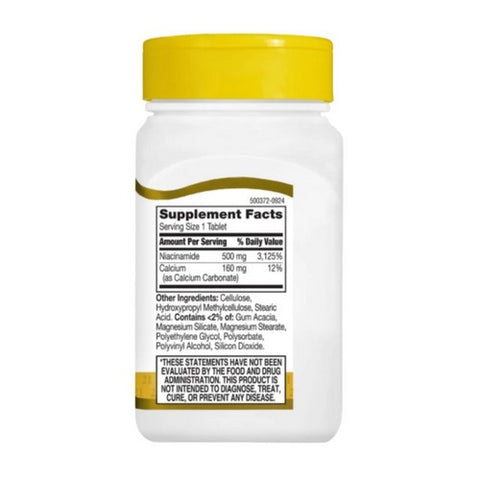 21st Century, Niacinamide, 500mg, 110 Caps