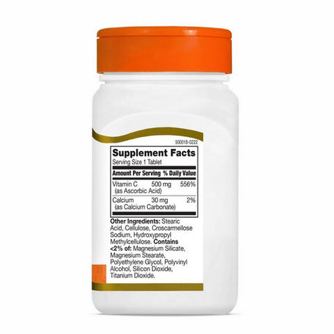 21st Century, Vitamin C, 500mg, 110 Tabs