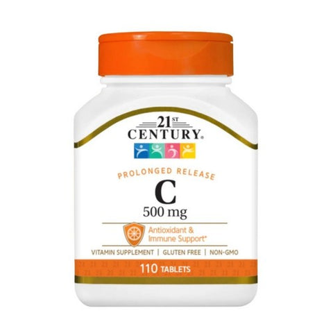 21st Century, Vitamin C Prolonged Release, 500mg, 110 Tabs