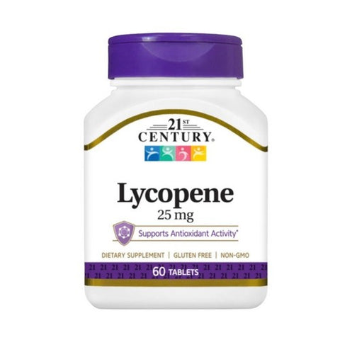 21st Century, Lycopene, 25 mg, 60 Tabs