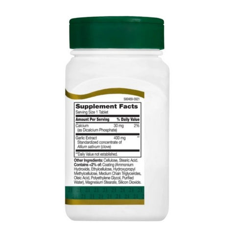 21st Century, Garlic Extract, 60 Tabs