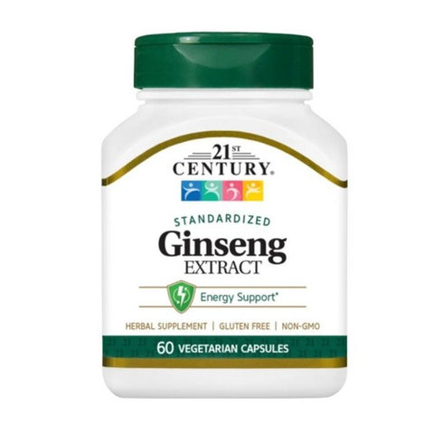 21st Century, Ginseng Extract, 60 Veg Caps