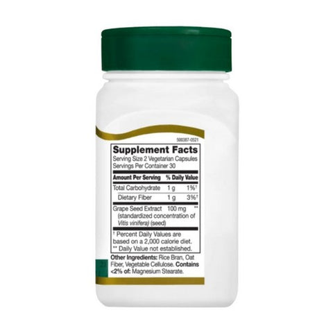 21st Century, Grape Seed Extract, 60 Caps