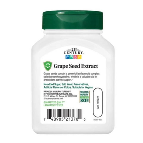 21st Century, Grape Seed Extract, 60 Caps