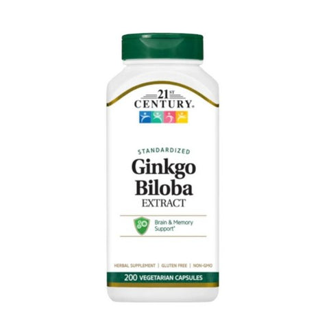 21st Century, Ginkgo Biloba Extract, 200 Veg Caps