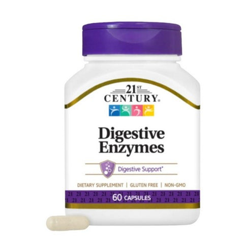 21st Century, Digestive Enzymes, 60 Caps