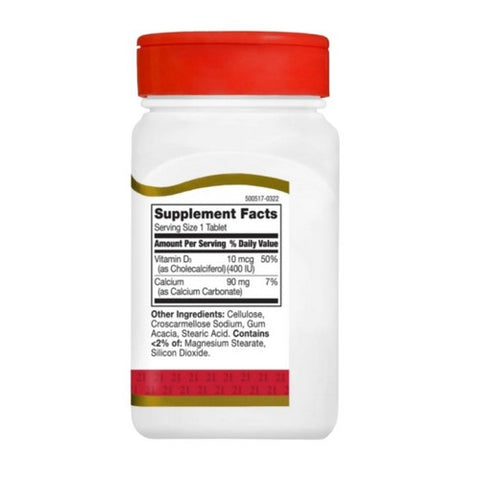 21st Century, Vitamin 400 IU, 125 Mcg, 100 Tabs