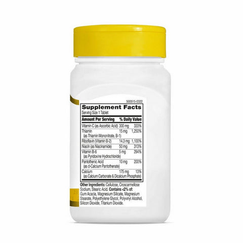 21st Century, VIT B COMPLEX W/C, 100 Count