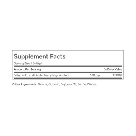 21st Century, Vitamin E, 268mg, 250 Softgels