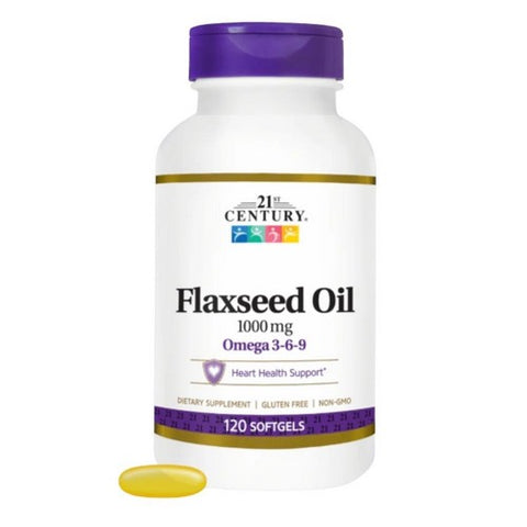 21st Century, Flaxseed Oil, 120 Softgels