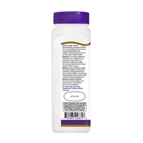 21st Century, Triple Omega Complex 3-6-9, 90 Softgels
