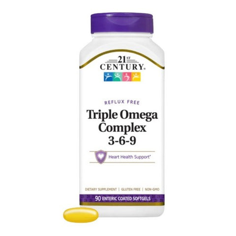 21st Century, Triple Omega Complex 3-6-9, 90 Softgels