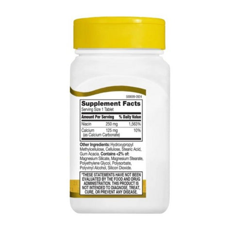 21st Century, Niacin, 250mg, 110 Tabs