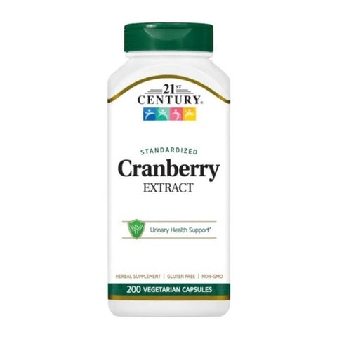 21st Century, Cranberry Extract Standardized, 200 Veg Caps