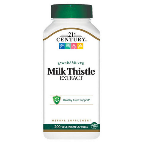 21st Century, Milk Thistle Extract, 200 Caps