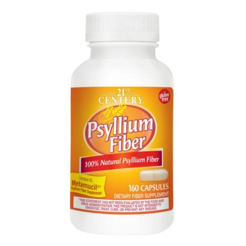 21st Century, Psyllium Caps, 160 Caps
