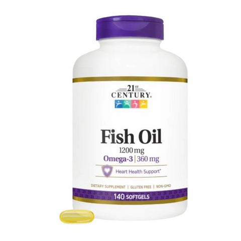 21st Century, Fish Oil, 1200 mg, 140 Softgels