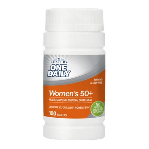 21st Century, One Daily 50+ Women's, 100 Tabs