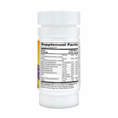 21st Century, Zoo Friends Multivitamin with Xtra C, 60 Chewable Tabs