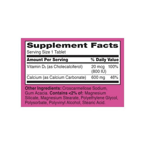 21st Century, Calcium 600 + Vitamin D 3, 75 Caplets