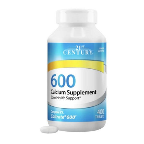 21st Century, Calcium Supplement, 600 mg, 400 Tabs