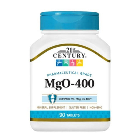 21st Century, Magnesium Oxide, 400 mg, 90 Tabs