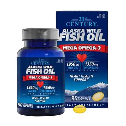 21st Century, Alaska Wild Fish Oil, 90 Softgels