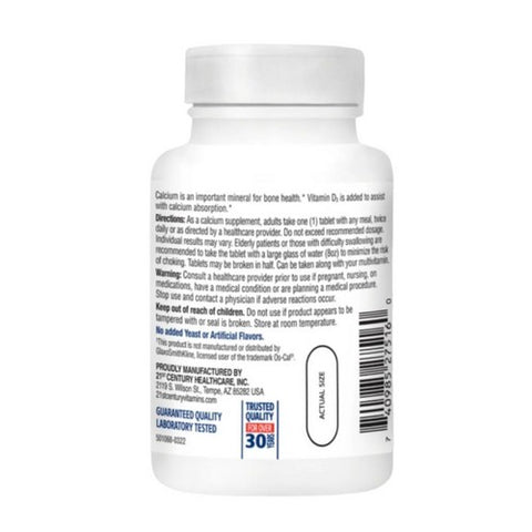 21st Century, Calcium Plus Vitamin D3, 500mg, 90 Tabs