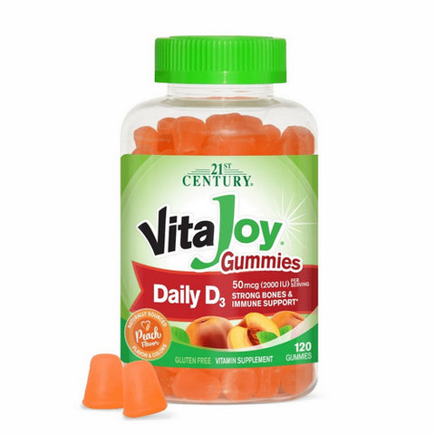 21st Century, Vitajoy Vitamin D, 50mcg, 120 Gummies