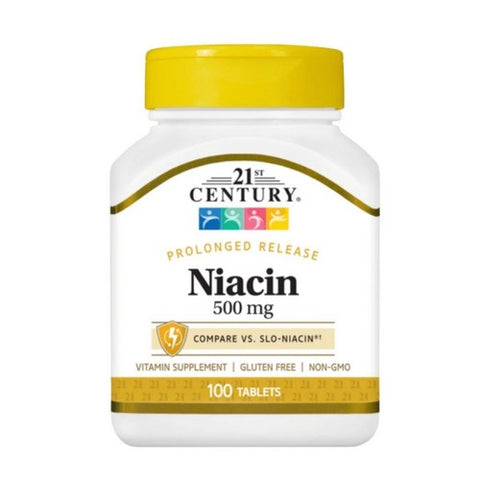 21st Century, Niacin, 500mg, 100 Tabs