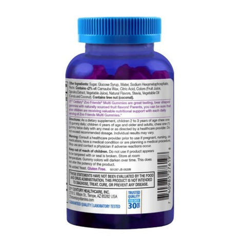 21st Century, Zoo Friends MultiVitamin, 60 Gummies