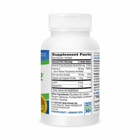 21st Century, Healthy Eyes Supervision 2, 120 Softgels