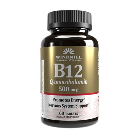 Windmill, Vitamin B-12, 500mcg, 60 Tabs