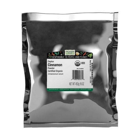 Frontier Coop, Organic Ground Ceylon Cinnamon, 16 Oz