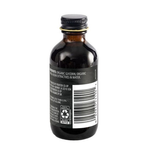Frontier Coop, Organic Vanilla Flavoring Alcohol Free, 2 Oz