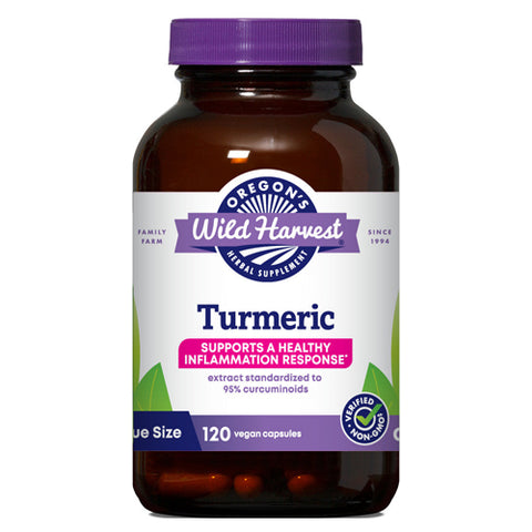 Oregon's Wild Harvest, Turmeric, 120 Veg Caps