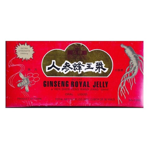 Ginseng Products, Ginseng & Royal Jelly, Honey Base 30 Vials