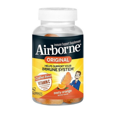 Airborne, Zesty Orange, 42 Gummies